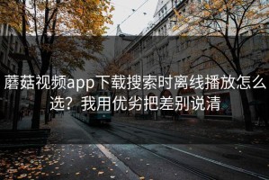 蘑菇视频app下载搜索时离线播放怎么选？我用优劣把差别说清