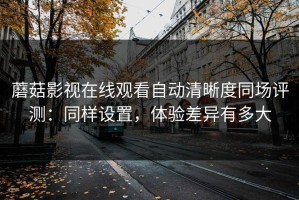 蘑菇影视在线观看自动清晰度同场评测：同样设置，体验差异有多大